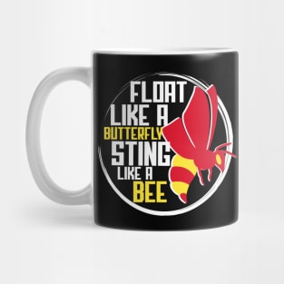 Float Like A Butterfly Ali Quote Mug